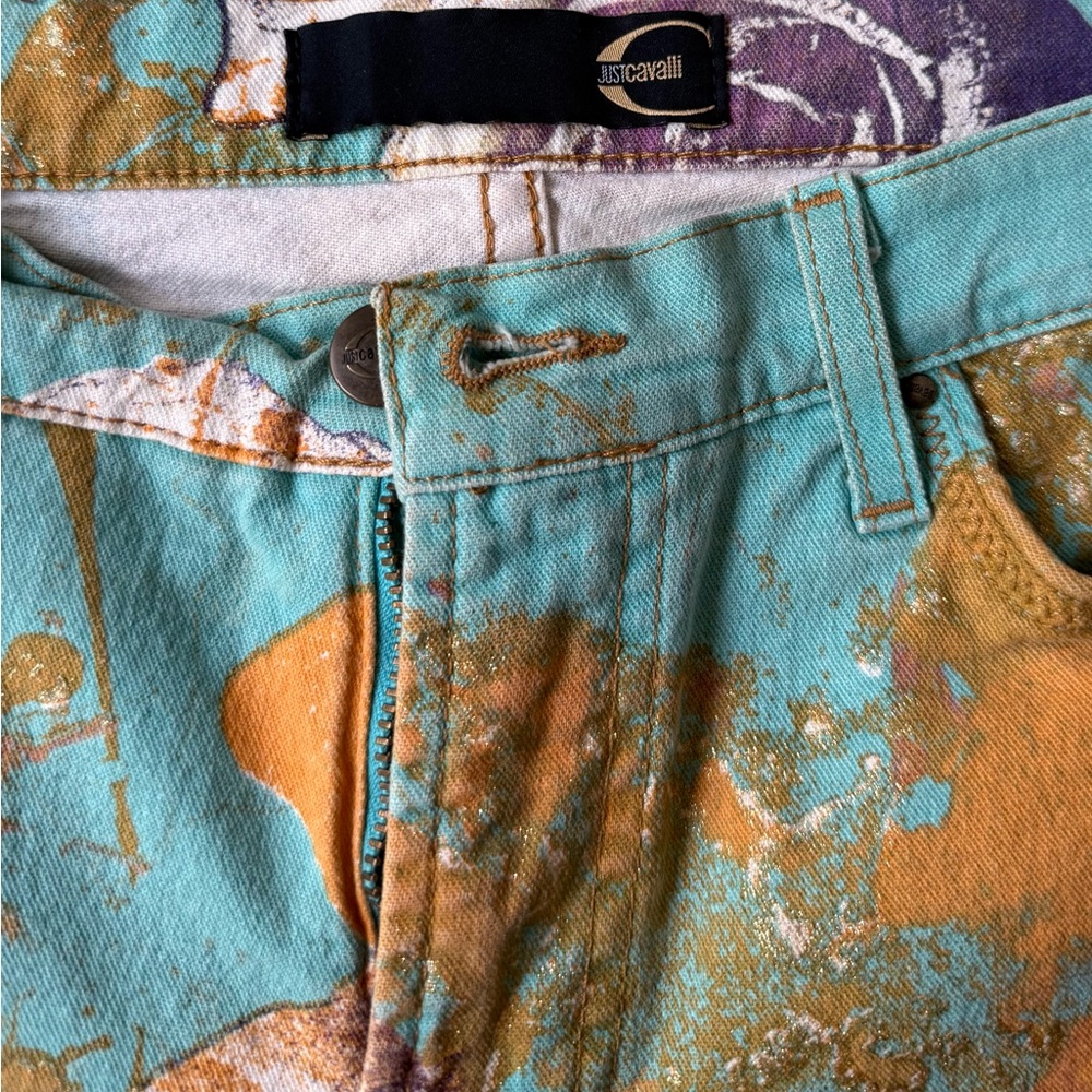 Just Cavalli vintage floral print jeans - Picture 5 of 7